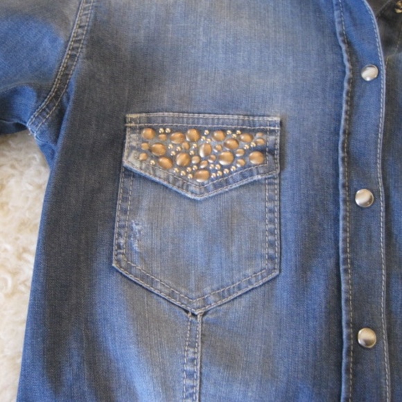 SPACE STYLE CONCEPT Denim shirt - Picture 3 of 6